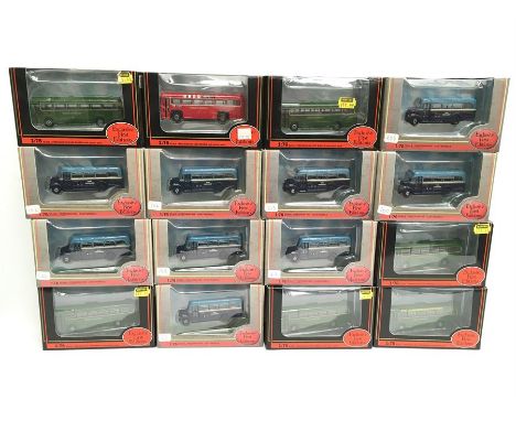 16 x EFE 1/76 scale diecast buses, London Transport and West Midlands. M and boxed. 
