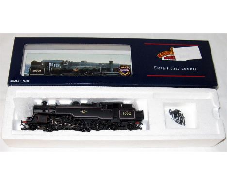 BACHMANN 32-354 BR Black Standard Class 4MT 2-6-4T # 80002. Accessory Pack part  fitted. Near Mint Boxed with Instructions.