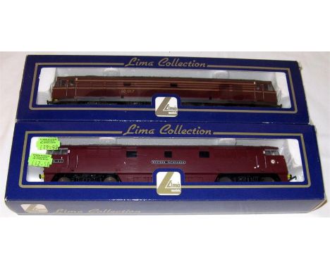 LIMA 2 x Diesels - 205175 Class 50 # 50 017 in VSOE Northern Pullman 205130 Class Maroon Livery and Class 52 'Western Pathfin