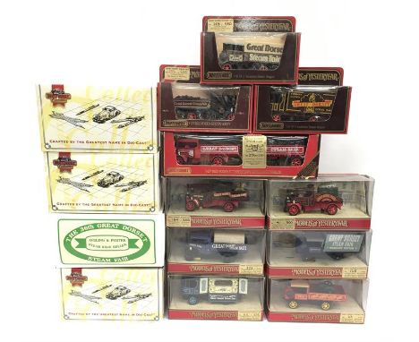 Quantity of Matchbox Models of Yesteryear Code 3 Great Dorset Steam Fair models: Y27B (ltd.ed. 141/300); Y37 (ltd.ed. 23/550)