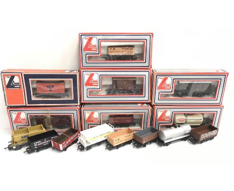 LIMA/HORNBY/LILIPUT 15 x Goods Wagons - Lima - 7 x Near Mint in Good Plus Boxes and 6 unboxed (Excellent) - a Good Liliput Ta