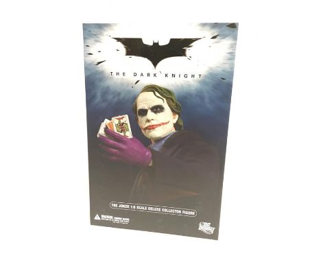 DC Direct Batman The Dark Knight The Joker 1/6 scale Deluxe Collector Figure. Appears E (has been removed from box and jacket