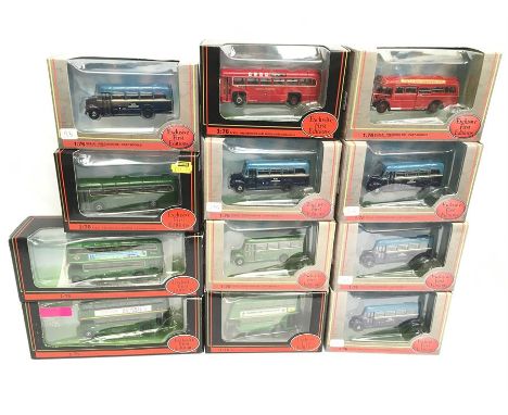 12 x EFE 1/76 scale diecast buses, London Transport and West Midlands. M and boxed. 
