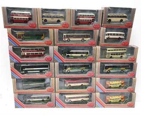 19 x EFE 1/76 scale diecast buses, appear M and boxed. 