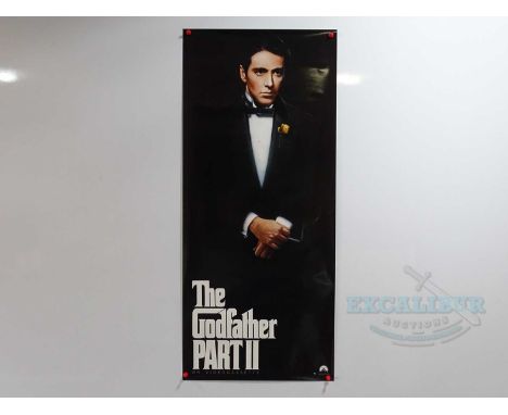THE GODFATHER PART TWO (1974)  - US Insert video poster - 1991 edition - beautiful portrait of Michael Corleone (Al Pacino) -