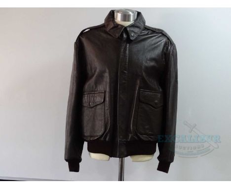 MEMPHIS BELLE (1990) A brown, leather flying jacket created for David Putnam the director - who wore it on set during the fil
