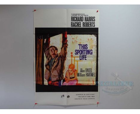 THIS SPORTING LIFE (1963) - A pair of memorabilia items comprising a one sheet poster as well as a press campaign brochure - 