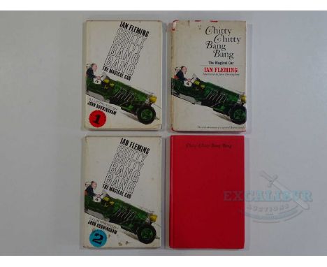 A group of CHITTY CHITTY BANG BANG hardback first editions comprising volumes 1 and 2 of the UK first editions and 2 copies o