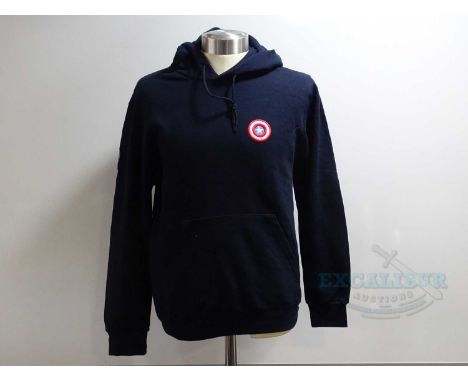 CAPTAIN AMERICA -  THE FIRST AVENGER (2011) (1 in lot) - Production Crew Issued Clothing navy blue long sleeved 'S' hoody - P