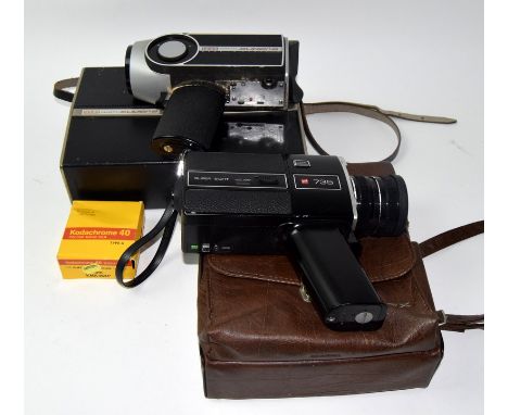 A TAG 735 camera and a Eumig Vienette Super 8