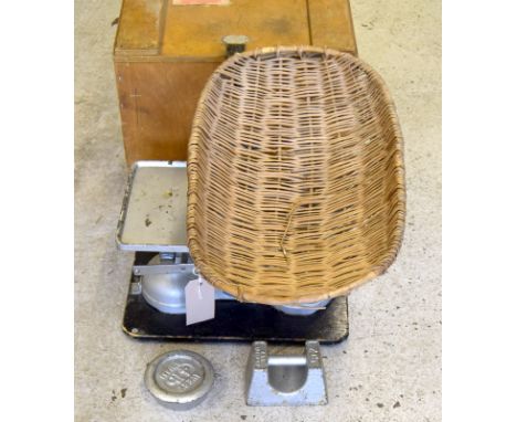1930s' Midwifery scales with weights