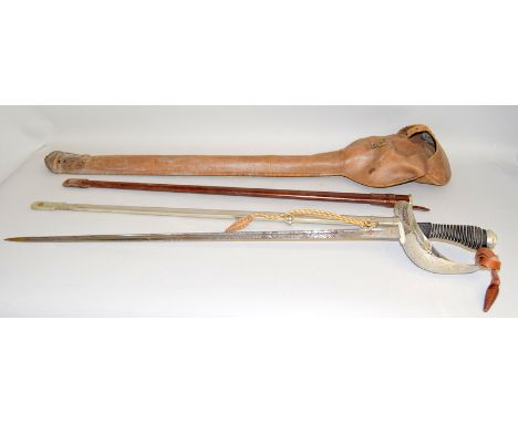 11th Hussars Officer's 1912 pattern cavalry sword by Wilkinson , London. Formerly the Property of 2nd Viscount Allenby. Compl