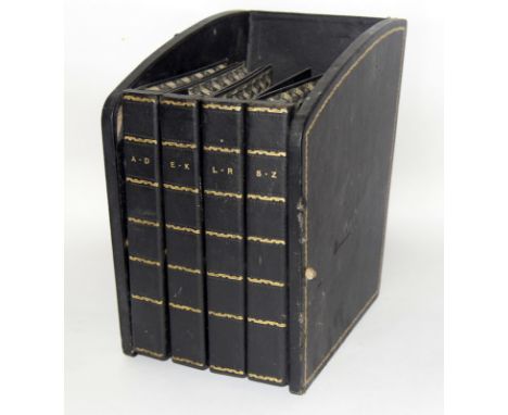 Vintage wooden filing system