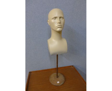 A mannequin head