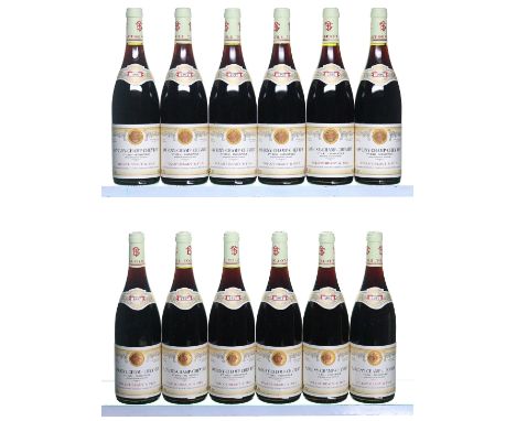 12 bottles Savigny-les-Beaune 1er Cru Champ Chevrey 1997 Cote de Beaune. Tollot-Beaut In original carton This lot is offered 