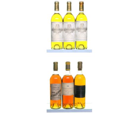 Chateau La Tour Blanche 1949 Slightly depressed cork. Lightly bin-soiled label. Level top-shoulder (1) Chateau Guiraud 1959 S