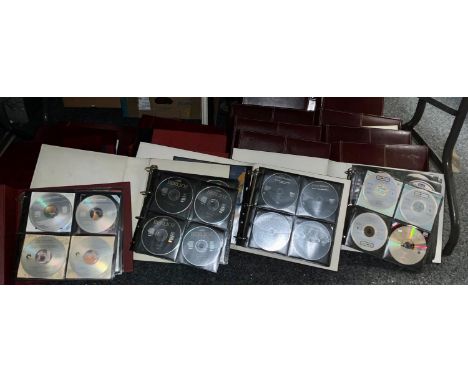 CDs -  twenty lever arch type folders of assorted classical, opera, easy listening and other cds, dvds qty 