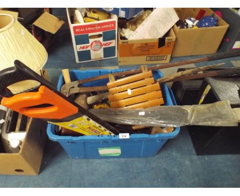 A Box of Workshop Tools
