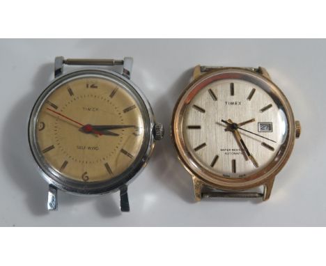 Two TIMEX Automatic Gent's Wristwatches. Running 