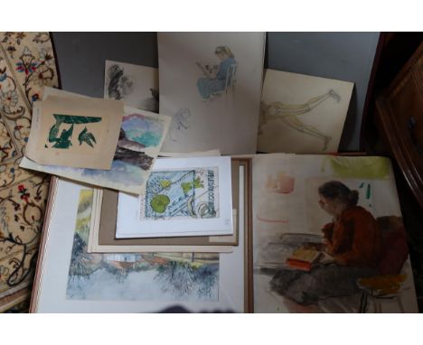A Portfolio of Life Drawing Sketches, Anatomical Drawings, Architectural Sketches, Portraits etc. 