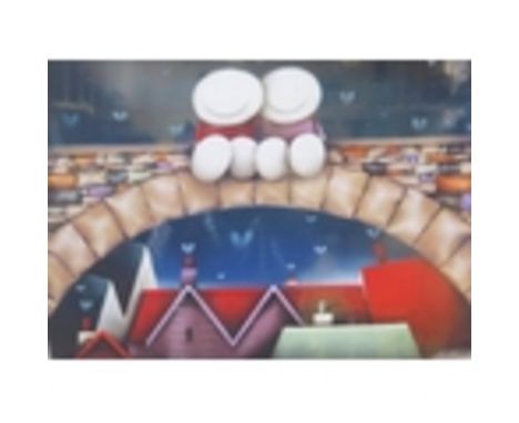 Doug Hyde, pencil signed print, 58x47cm, framed &amp; glazed
