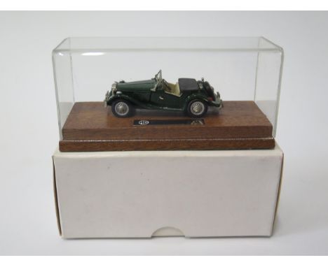 A RAE Models MG TD 1950 Convertible 1/43 Scale. Mint in display case and box 