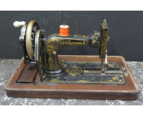 A c. 1920 Frister Rossman Manual Sewing Machine 132635 