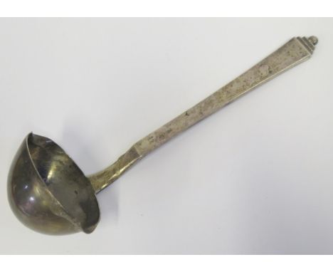 A Georg Jensen Silver Pyramid Pattern Sauce Ladle, 18cm, 86.6g 