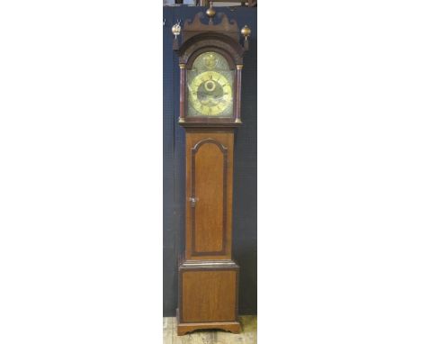 A George III 8 Day Longcase Clock, brass dial signed John Masters of Dartmouth, c. 230cm tall 