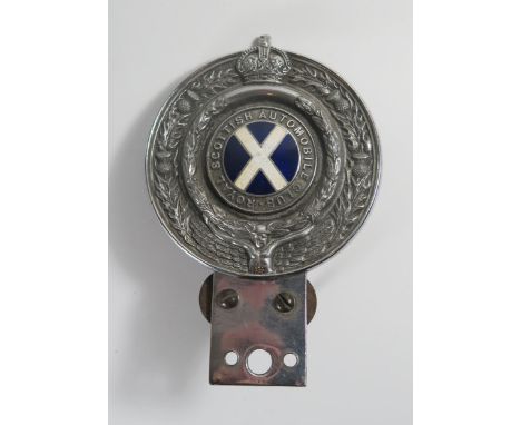 An Early Royal Scottish Automobile Club Badge&nbsp;