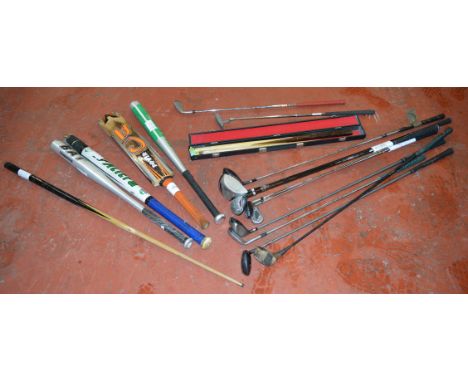 POLICE > Quantity of assorted sporting clubs and bats  [NO RESERVE] [VAT ON HAMMER PRICE]   