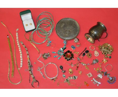 POLICE > Mixed lot of assorted jewellery etc. [NO RESERVE] [VAT ON HAMMER PRICE]