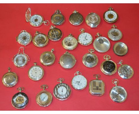 POLICE > 26 assorted pocket watches. [NO RESERVE] [VAT ON HAMMER PRICE]