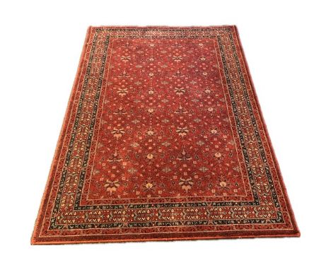 A red ground Egyptian rug [195 x 140cm]