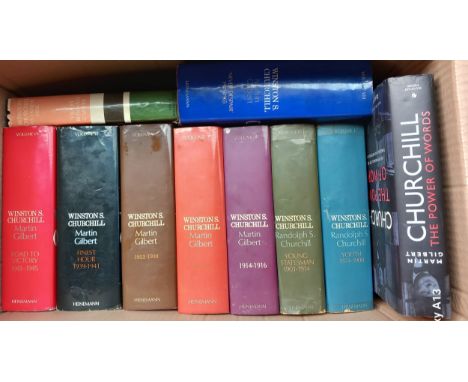 Collection of 10 Publications on Winston Churchill by Martin Gilbert in 8 vols. Also includes further publications, please se
