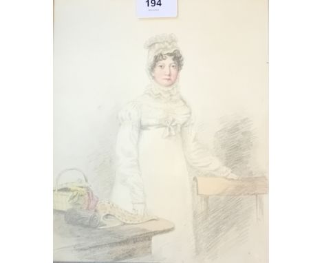 Pencil Sketch PortraitInscribed to the rearDated 1823