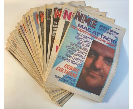 Collection of 23 1980s 'New Musical Express' music papers 