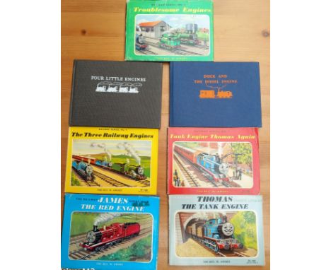 Collection of seven Thomas The Tank Engine books to include two third edition publications: Four Little Engines, and Duck And