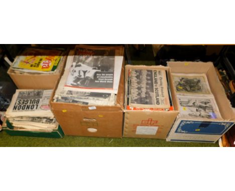 Ephemera, predominantly newspapers, to include Evening Standard, The War Illustrated Home Front, Daily Sketch, etc., predomin