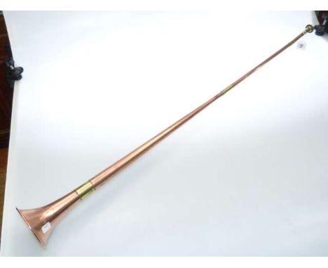 Copper hunting horn
