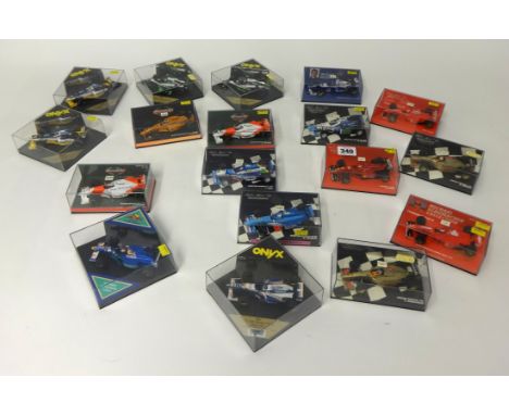 Collection of Onyx racing car scale models, boxed