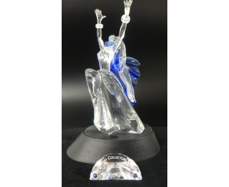 Swarovski Crystal glass Magic of Dance Series Isadora 2002, with plaque and stand.with certificate of authenticity