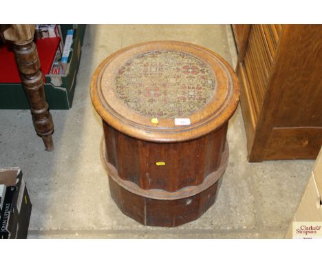 A Victorian mahogany commode