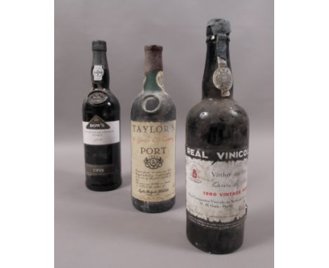 Real Vinicola Quinta do Sibio 1960 Vintage Port, 1 bottle, excellent level, label dusty, wax capsule chipped; Taylor's 10 Yea