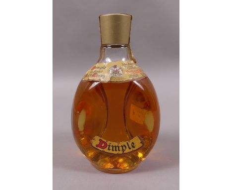 A half bottle of Haig's Dimple Blended Scotch Whisky, 70° Proof 13 1/3 fl oz, circa 1970