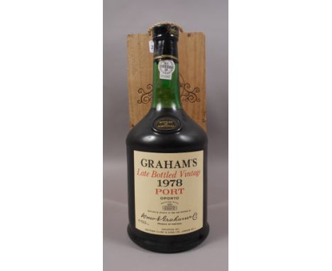 Graham's 1978 Late Bottled Vintage Port, 1 magnum, owc, u vts