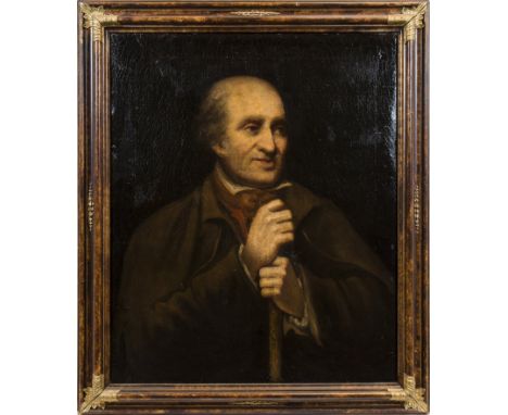 SCOTTISH SCHOOL (19TH CENTURY),PORTRAIT OF A SHEPHERDoil on canvas74cm x 61cmFramed