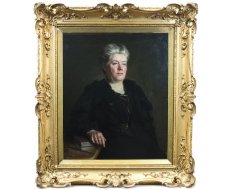 JOHN HOWARD LYON (SCOTTISH 1870 - 1921),PORTRAIT OF HELEN ANDERSON EADIEoil on  canvas, signed76cm x 64cmFramed and under gla