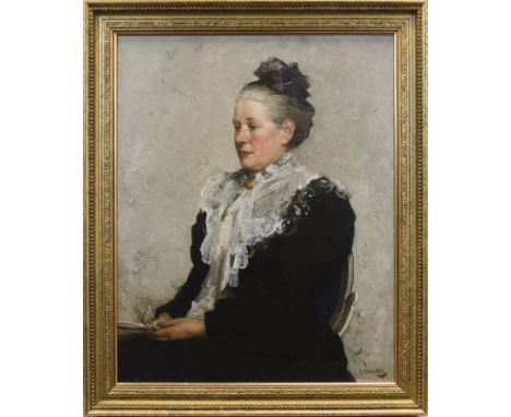 EDWARD ARTHUR WALTON RSA PRSW RP NEAC (SCOTTISH 1860-1922), PORTRAIT OF AN ELDERLY LADYoil on canvas, signed81.5cm x 65cmFram