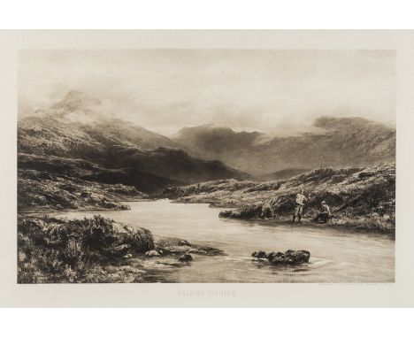 Adams (Douglas), After. Salmon Fishing, photogravure, printed chine collé, platemark 490 x 715 mm (19 1/4 x 28 1/8 in), sheet